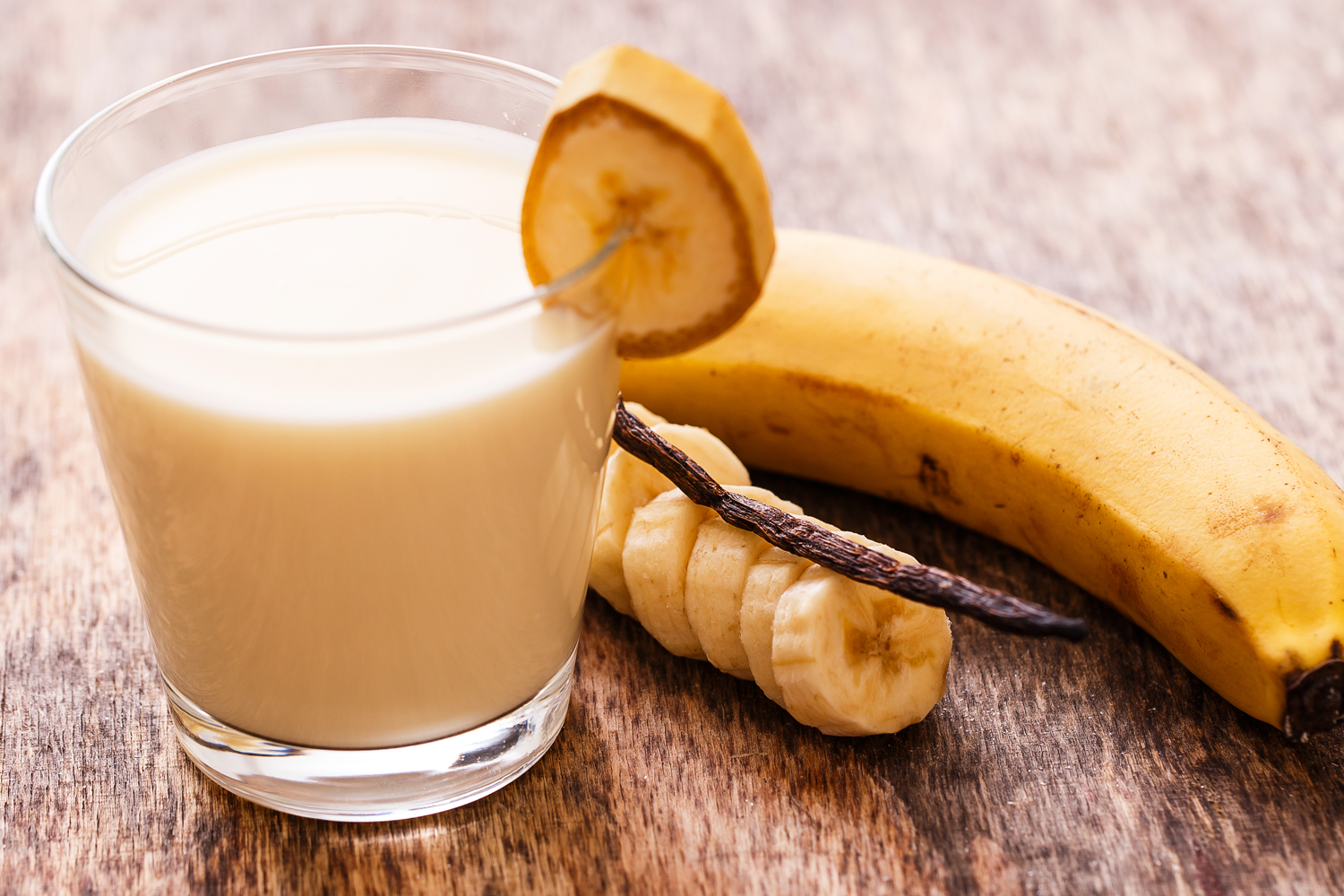 shake proteinowy z bananem
